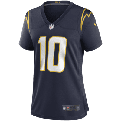 Pleasant NFL Los Angeles Chargers Women&apos;s Game Football Jersey College Navy